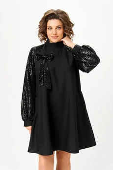 Платье 1100 черный V&N fashion