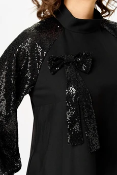 Платье 1100 черный V&N fashion