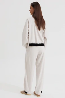 Бомбер 1101 бежевый V&N fashion