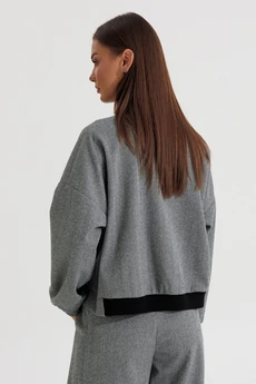 Бомбер 1101 серый V&N fashion
