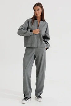 Бомбер 1101 серый V&N fashion
