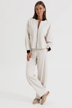 Брюки 1102 бежевый V&N fashion