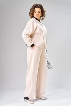 Брюки 1102 бежевый V&N fashion