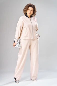 Брюки 1102 бежевый V&N fashion