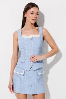 Жилет 1104 голубой V&N fashion