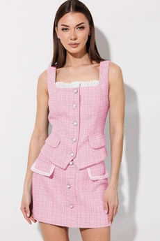 Жилет 1104 розовый V&N fashion