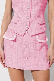 Юбка 1105 розовый V&N fashion
