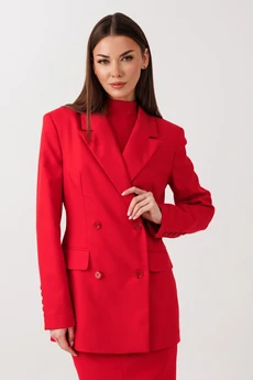 Костюм с платьем 1109 красный V&N fashion