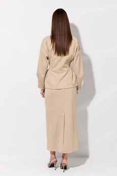 Юбка 1112 бежевый V&N fashion