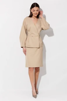 Костюм с юбкой 1115 бежевый V&N fashion