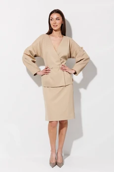 Юбка 1114 бежевый V&N fashion