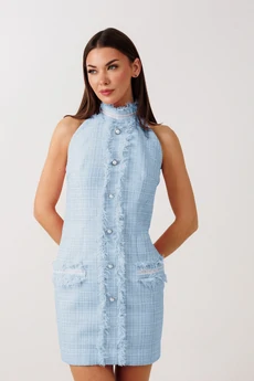 Платье 1125 голубой V&N fashion