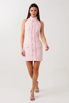 Платье 1125 розовый V&N fashion