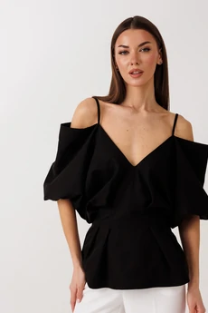 Блузка 1126 черный V&N fashion