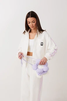 Костюм брючный 1129 белый V&N fashion