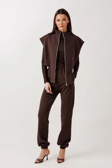 Костюм брючный 1130 коричневый V&N fashion