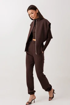 Костюм брючный 1130 коричневый V&N fashion