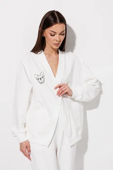 Костюм брючный 1136 белый V&N fashion