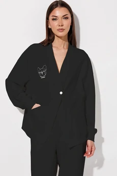 Костюм брючный 1136 черный V&N fashion