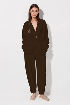 Костюм брючный 1136 шоколад V&N fashion