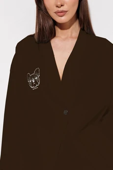 Костюм брючный 1136 шоколад V&N fashion