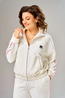 Костюм брючный 1139 белый V&N fashion