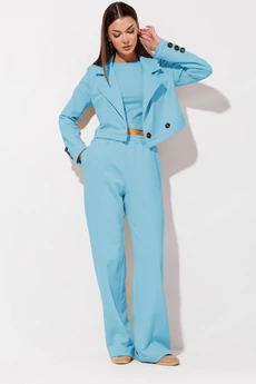 Костюм брючный 1144 голубой V&N fashion