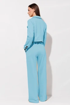Костюм брючный 1144 голубой V&N fashion
