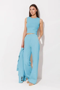 Костюм брючный 1144 голубой V&N fashion