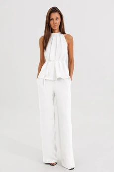 Костюм брючный 1148 белый V&N fashion