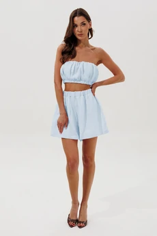 Костюм с шортами 1152 голубой V&N fashion