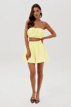 Костюм с шортами 1152 желтый V&N fashion