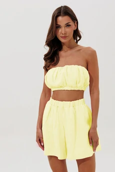 Костюм с шортами 1152 желтый V&N fashion
