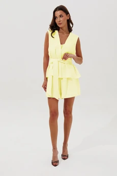 Костюм с шортами 1152 желтый V&N fashion