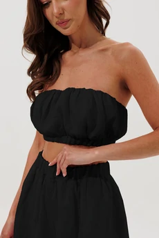 Костюм с шортами 1152 черный V&N fashion