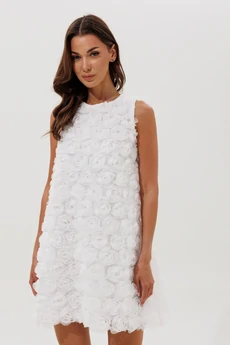 Платье 1153 белый V&N fashion