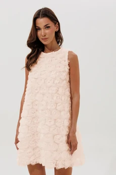 Платье 1153 персиковый V&N fashion