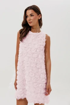 Платье 1153 розовый V&N fashion