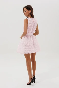 Платье 1153 розовый V&N fashion