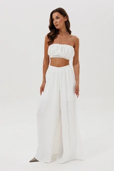 Костюм брючный 1157 белый V&N fashion