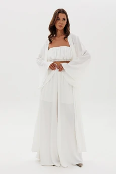 Костюм брючный 1157 белый V&N fashion