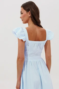 Сарафаны 1158 голубой V&N fashion