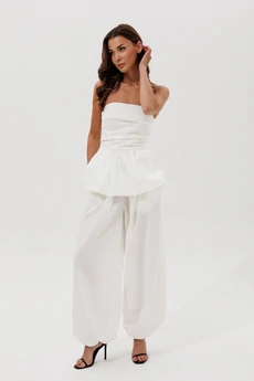 Костюм брючный 1162 белый V&N fashion