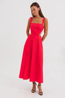 Платье  1167 красный V&N fashion