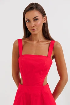Платье  1167 красный V&N fashion