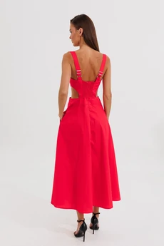 Платье  1167 красный V&N fashion