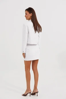 Юбка 1175 белый V&N fashion