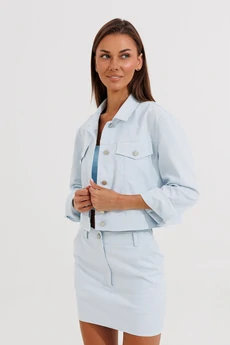 Костюм с юбкой 1176 голубой V&N fashion