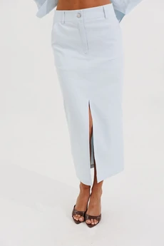 Юбка 1177 голубой V&N fashion