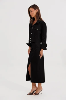 Юбка 1177 черный V&N fashion